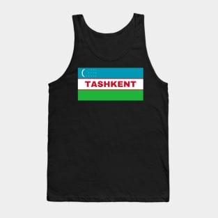 Tashkent City in Uzbekistan Flag Tank Top